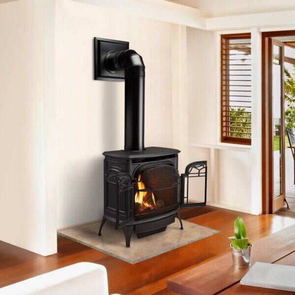 Vermont Castings Intrepid Standing Pilot Gas Stove - La Crosse